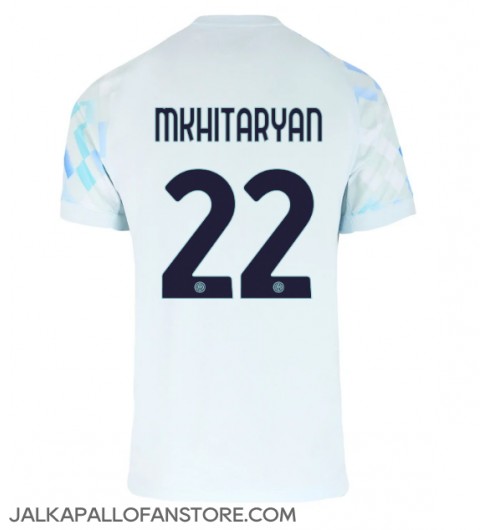 Inter Milan Henrikh Mkhitaryan #22 Vieraspaita 2025-26 Lyhythihainen Inter Milan Henrikh Mkhitaryan #22 Vieraspaita 2025-26 Lyhythihainen